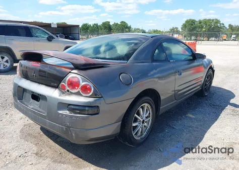 2002 Mitsubishi Eclipse Gs z USA, uszkodzony, nr VIN 4A3AC44G92E017537